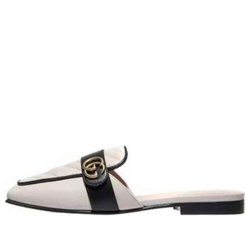 Кецове и обувки Gucci Double G Slide Sandal Бяло | 670398-BKOE0-9086
