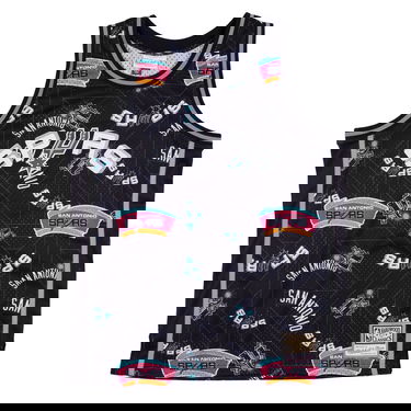 Фланелка Mitchell & Ness San Antonio Spurs Swingman Jersey Черно | MSPOBW19081-SASPTBK, 2