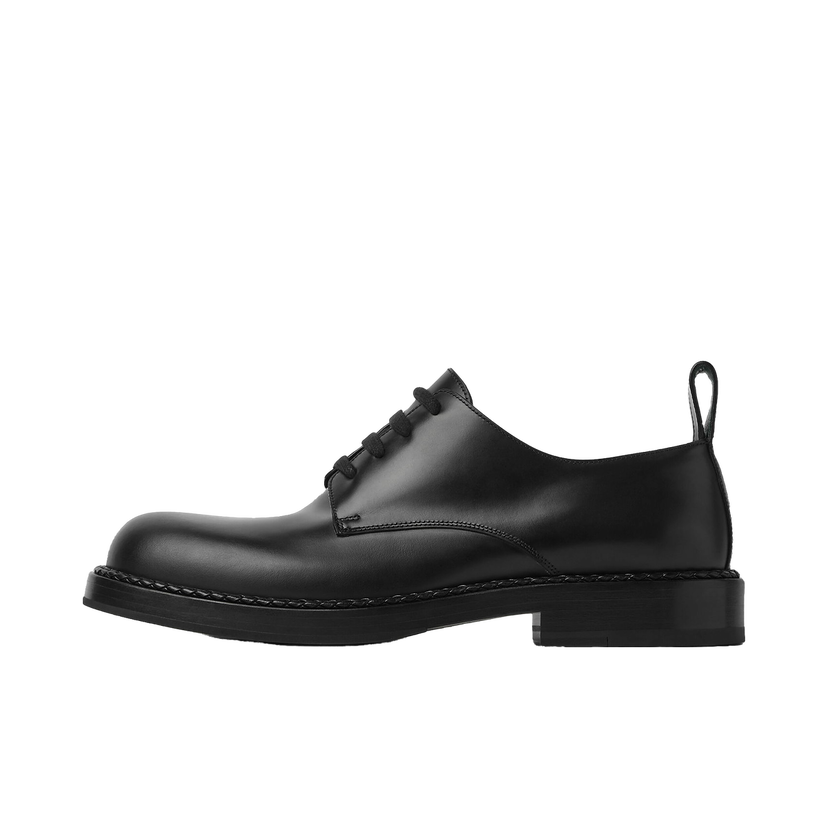 Кецове и обувки Bottega Veneta Strut Leather Lace-Up Black Черно | 754565 V2WX0 1000