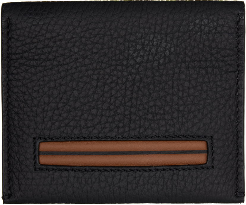 Портфейл ZEGNA Leather Wallet Черно | LHCBU-E1914Z