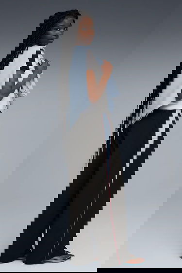 Спортни панталони Puma FENTY High Waist Flared Track Pants Черно | 635543, 2