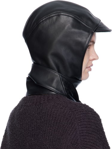 Шапка Jean Paul Gaultier Jean Paul Gaultier Leather Hood Черно | 25/03-U-AC024-L030-00, 4