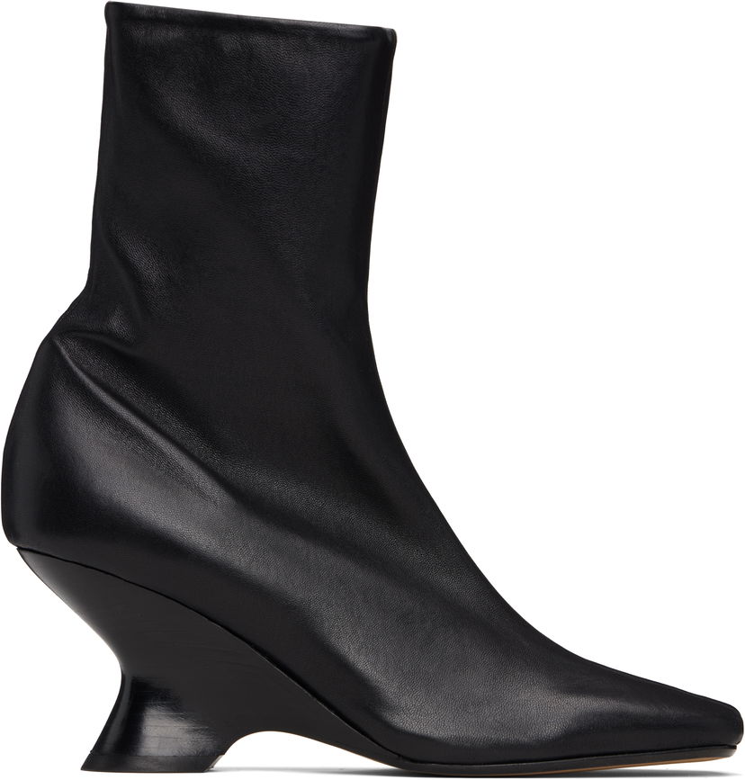 Кецове и обувки Dries Van Noten Dries Van Noten Heeled Ankle Boots Черно | 252-011704-140