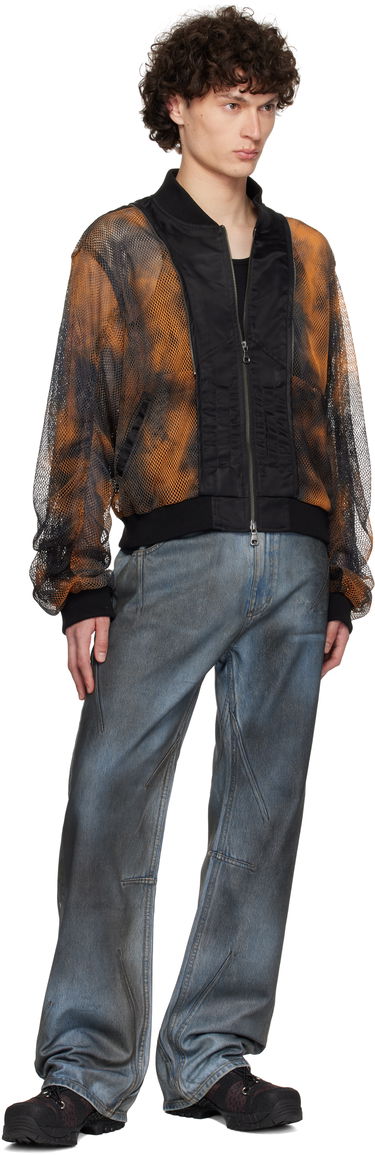 Дънки Andersson Bell Andersson Bell Dirty Spray Washed Wide Leg Jeans Синьо | apa815m, 3