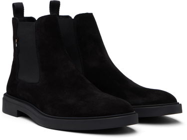 Облекло BOSS Suede Chelsea Boots Черно | 50552528, 4