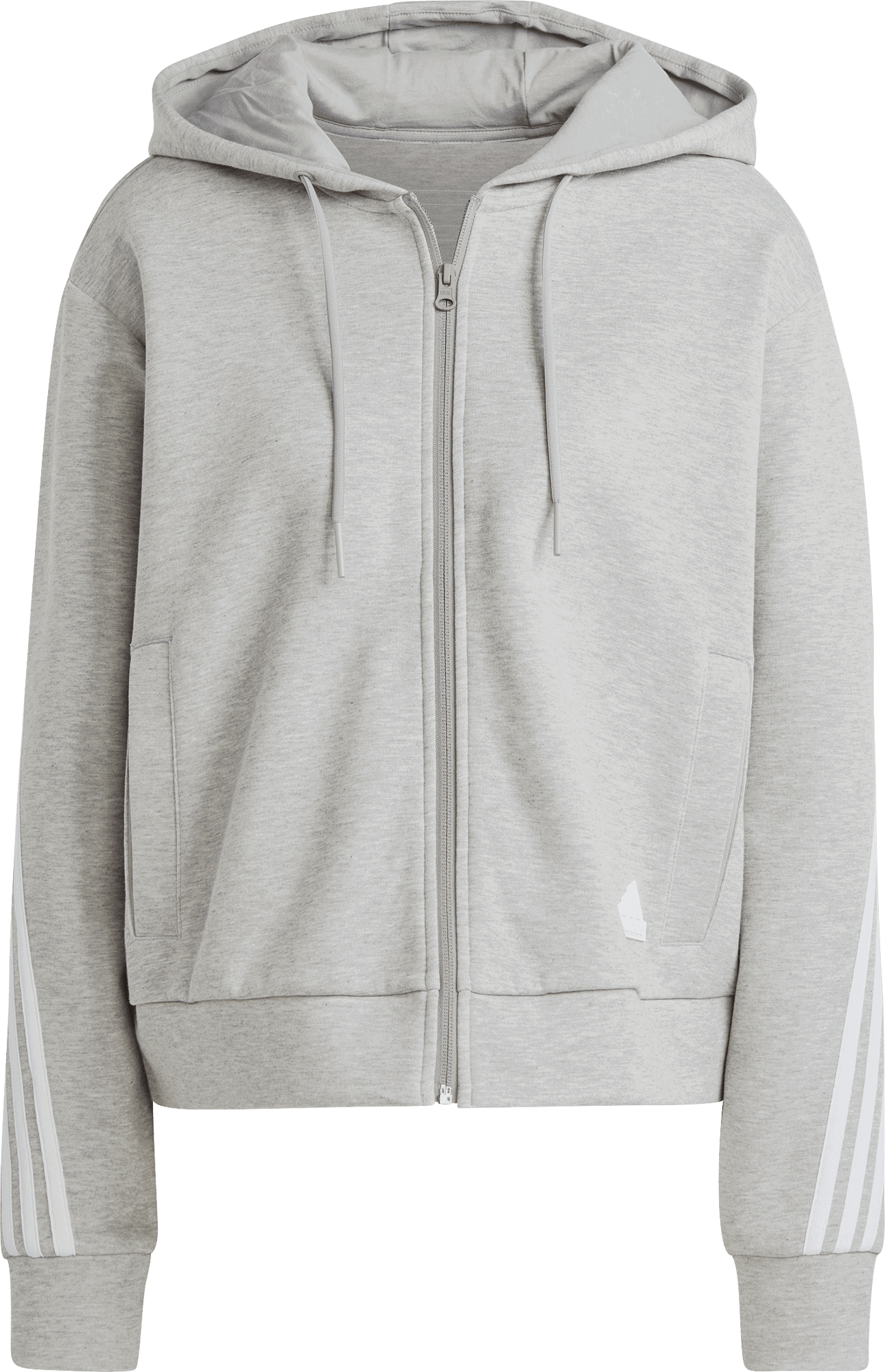 Суитчър adidas Performance Future Icons Cropped Hoodie Сиво | ib8511, 0