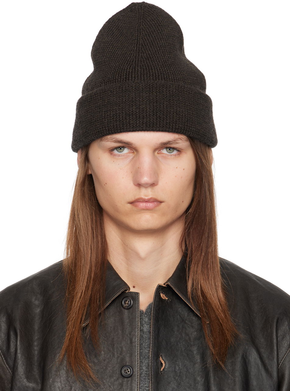 Шапка OUR LEGACY Brown Knit Beanie Кафяво | A4248BUR, 0