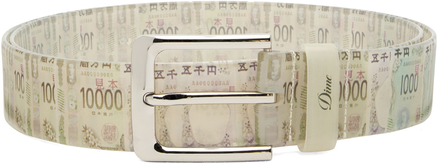 Колани Dime Yen Banknote Print Transparent Belt Многоцветен | DIMEHO2531JPY, 0