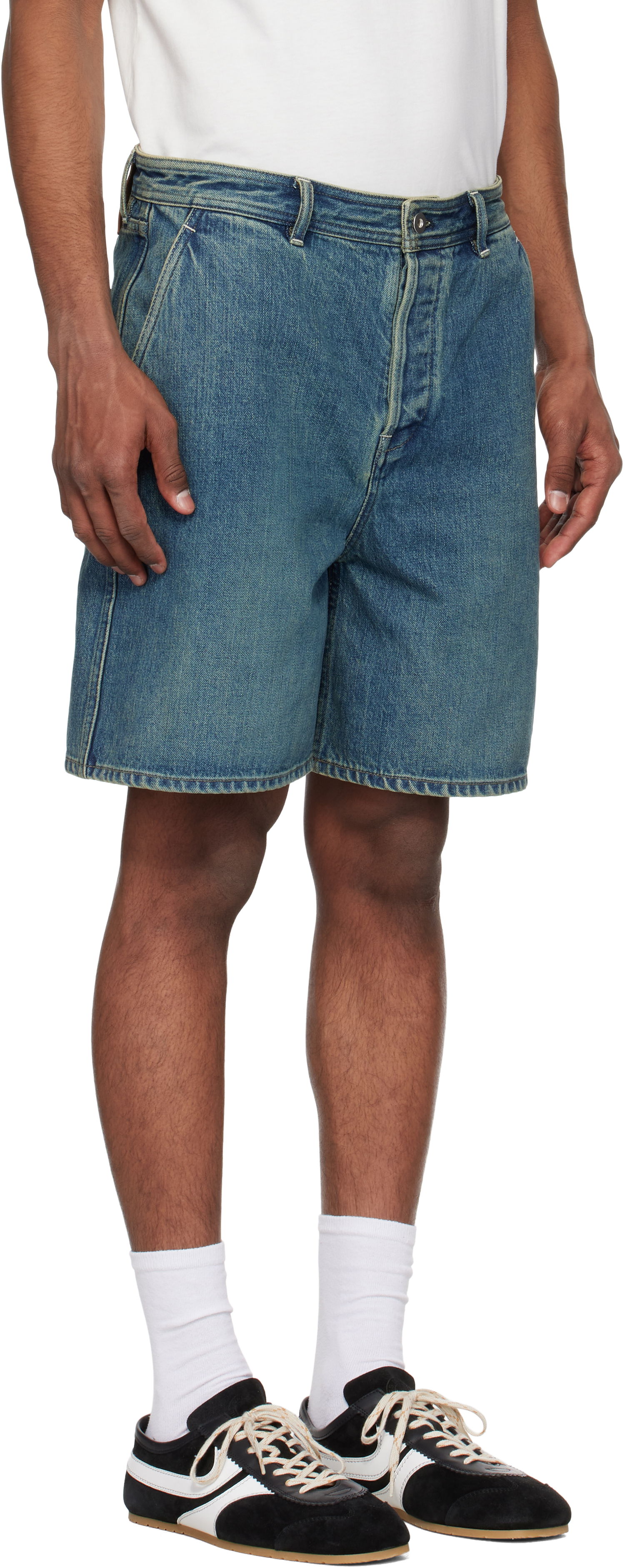 Къси панталони Jil Sander Jil Sander Faded Denim Shorts Синьо | J47KA0267_J45291, 1
