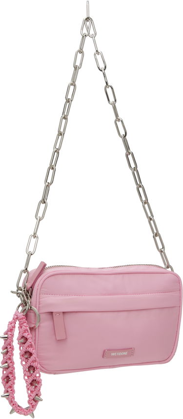 Чанта през рамо We11done We11done Mini Chain Bag with Spiked Wristlet Розово | WD-AB0-25-488-U-PK, 1