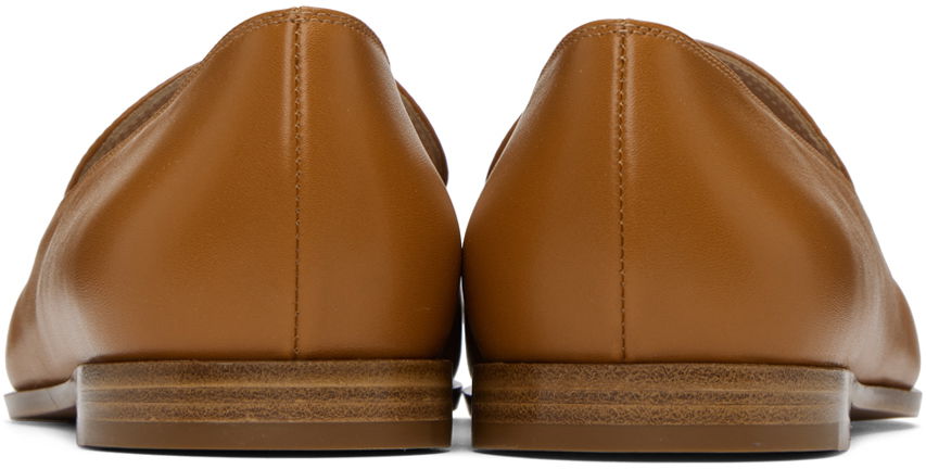 Кецове и обувки Gianvito Rossi Perry Leather Loafers Кафяво | G25339.10CUO.VGI, 1