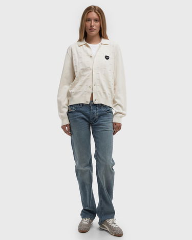 Пуловер Carhartt WIP Drewe Knitted Cardigan Бяло | I035182-05.XX, 2