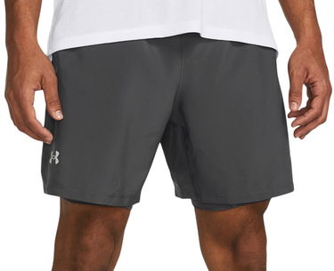 Къси панталони Under Armour UA LAUNCH 7'' 2-IN-1 SHORTS-GRY Черно | 1382641-025, 0