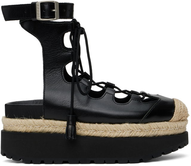 Sacai Ghillie Heeled Sandals