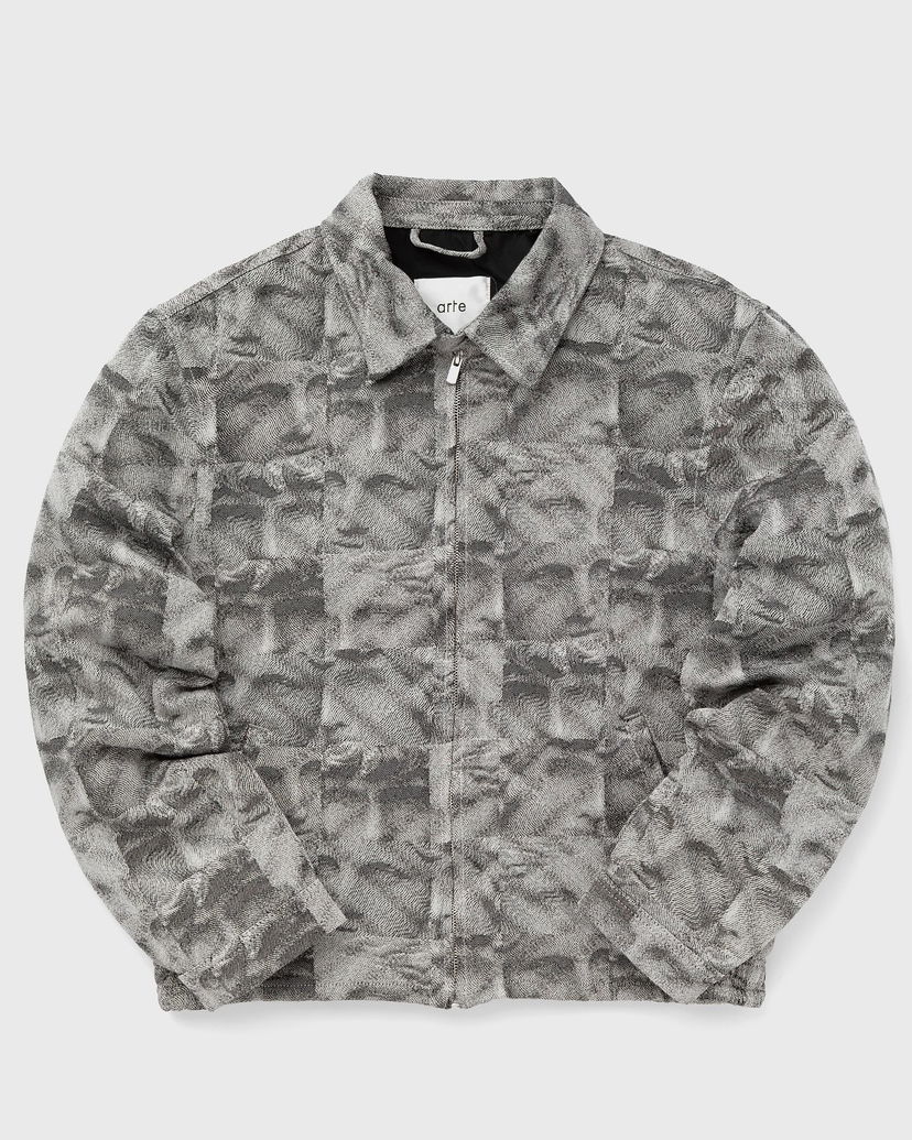 Яке бомбър Arte Antwerp Greek Jacquard Jacket Bomber Jackets Сиво | SS24-143J-PRINT