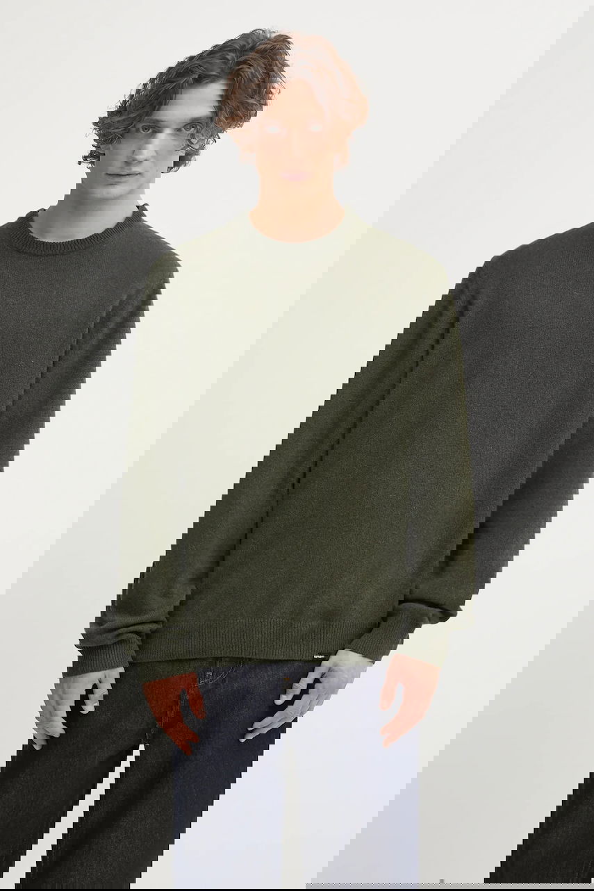 Пуловер Carhartt WIP Alten Wool Blend Sweater Зелено | I033917.2ZXXX, 0