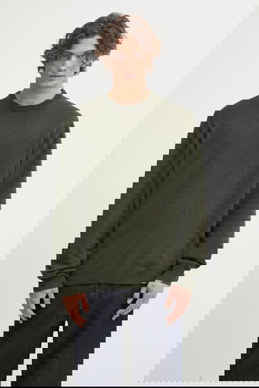 Пуловер Carhartt WIP Alten Wool Blend Sweater Зелено | I033917.2ZXXX, 0