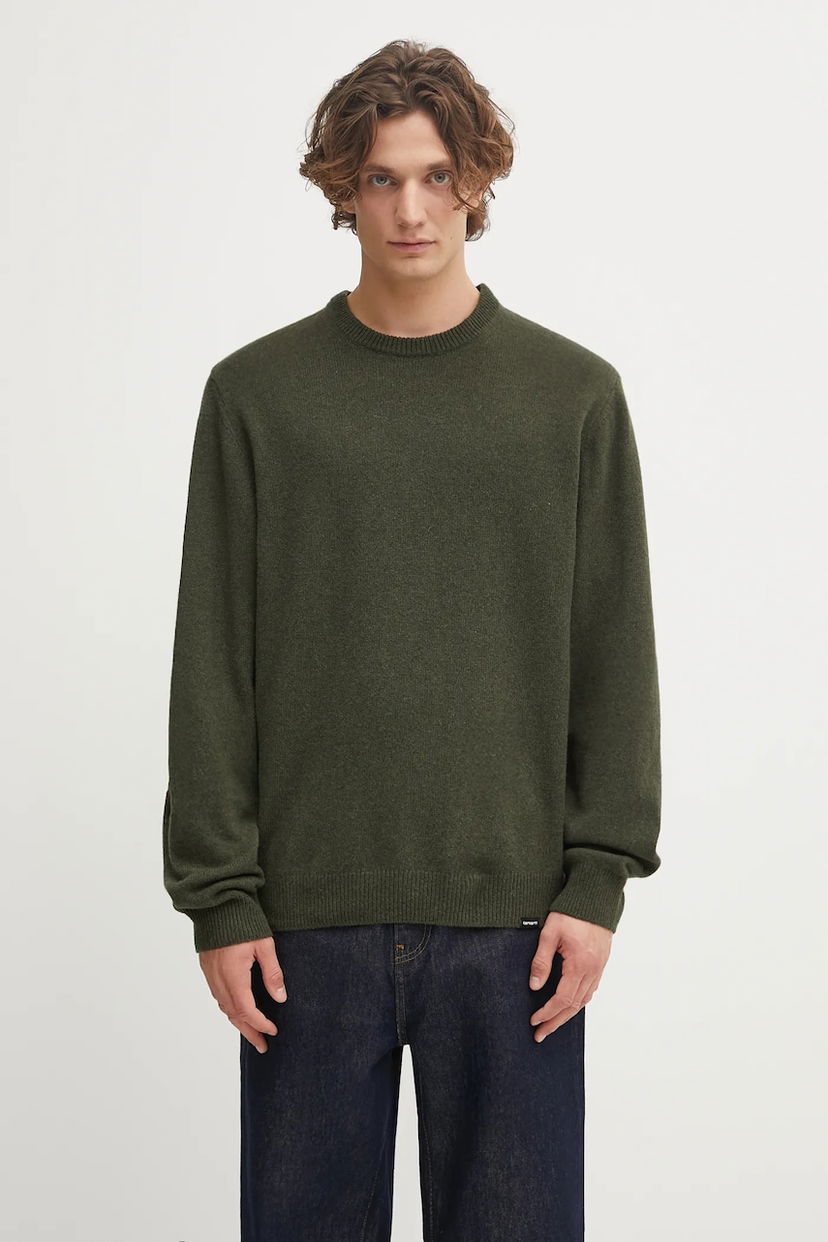 Пуловер Carhartt WIP Alten Wool Blend Sweater Зелено | I033917.2ZXXX