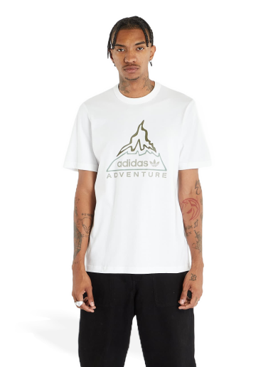 Тениска adidas Performance Adventure Volcano Short Sleeve Tee White Бяло | IJ0702