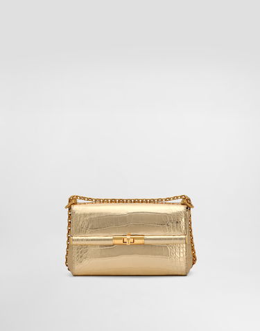 Дамска чанта Dolce & Gabbana Dolce & Gabbana Mini Marlene City Crossbody Bag Металик | BB7766A2C9189157, 0