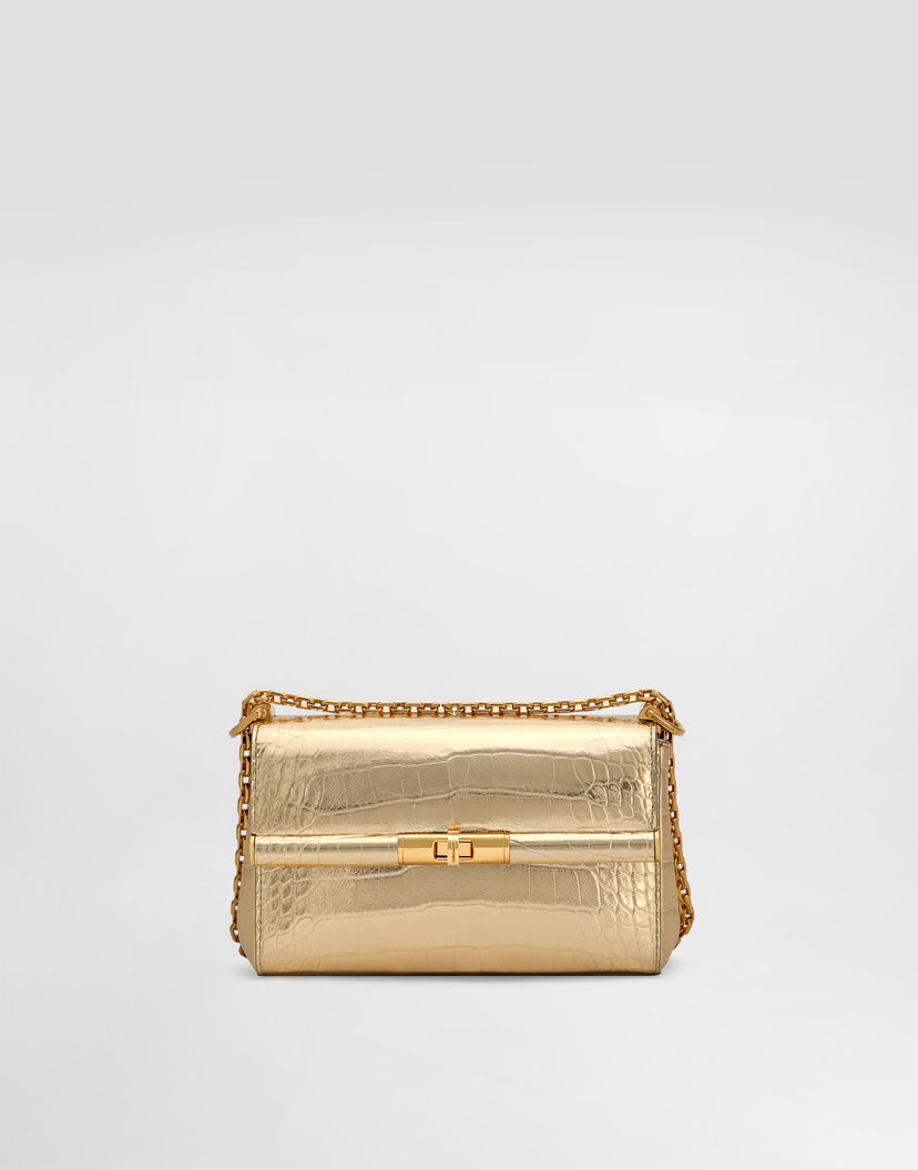 Дамска чанта Dolce & Gabbana Dolce & Gabbana Mini Marlene City Crossbody Bag Металик | BB7766A2C9189157