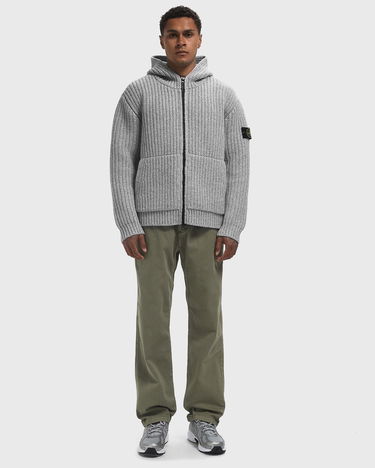 Суитчър Stone Island Knit Zip Hoodie Сиво | K2S155100069S00N6.V0M6B, 1