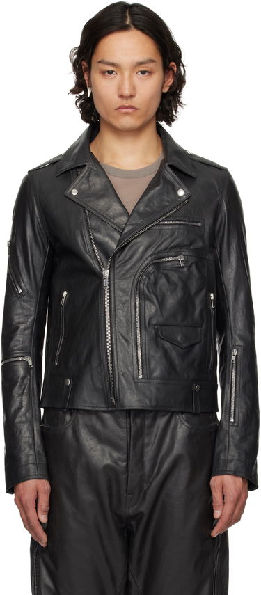 Яке Rick Owens Rick Owens Hollywood Bauhaus Stooges Leather Jacket Черно | RU01E5765 LTP, 0