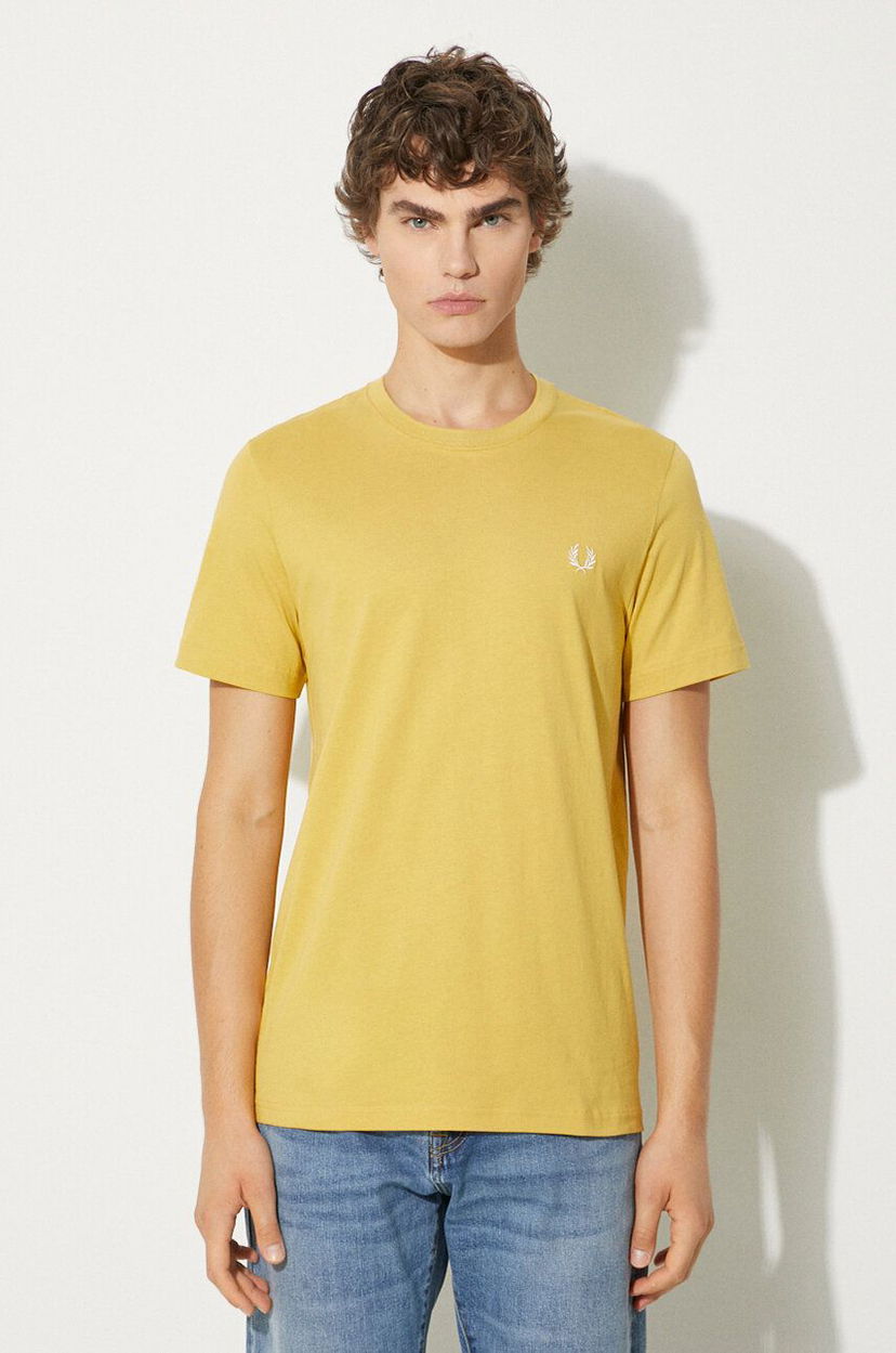 Тениска Fred Perry Crew Neck T-Shirt Жълто | M1600.W48