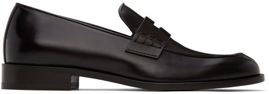 Облекло Giorgio Armani Giorgio Armani Leather Loafers Черно | X2A402_XF294_158, 0