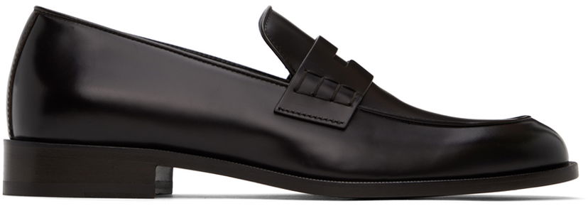 Облекло Giorgio Armani Giorgio Armani Leather Loafers Черно | X2A402_XF294_158