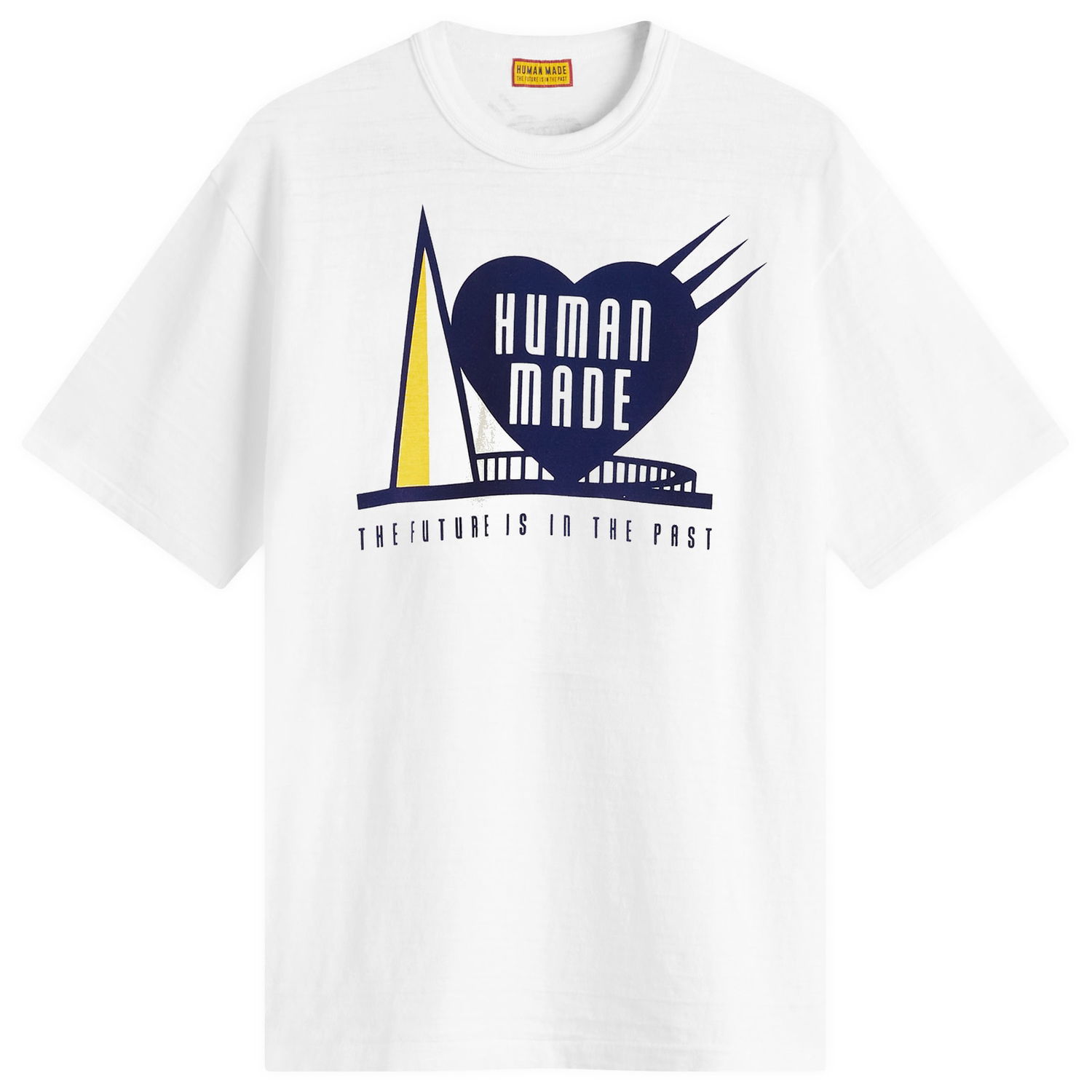 Тениска Human Made The Future is in the Past Graphic T-Shirt, Size Large Бяло | HM29TE025-WHT, 1