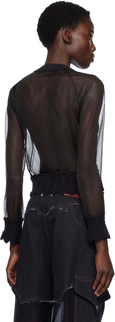 Пуловер Andersson Bell Andersson Bell Sheer Knit Cardigan Черно | atb1327w, 2
