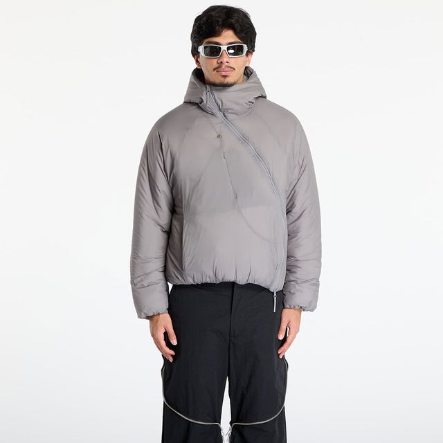 Puffer Hooded Asymmetrical Zip Air Jacket