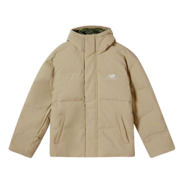 Пухо яке New Balance Windproof Down Jacket Бежово | AMJ04347-KH