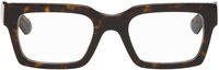 Square Tortoiseshell Thick-Rimmed Optical Glasses