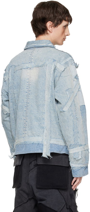 Яке Who Decides War Who Decides War Exposure Trucker Denim Jacket Синьо | 1131190009FW25, 2