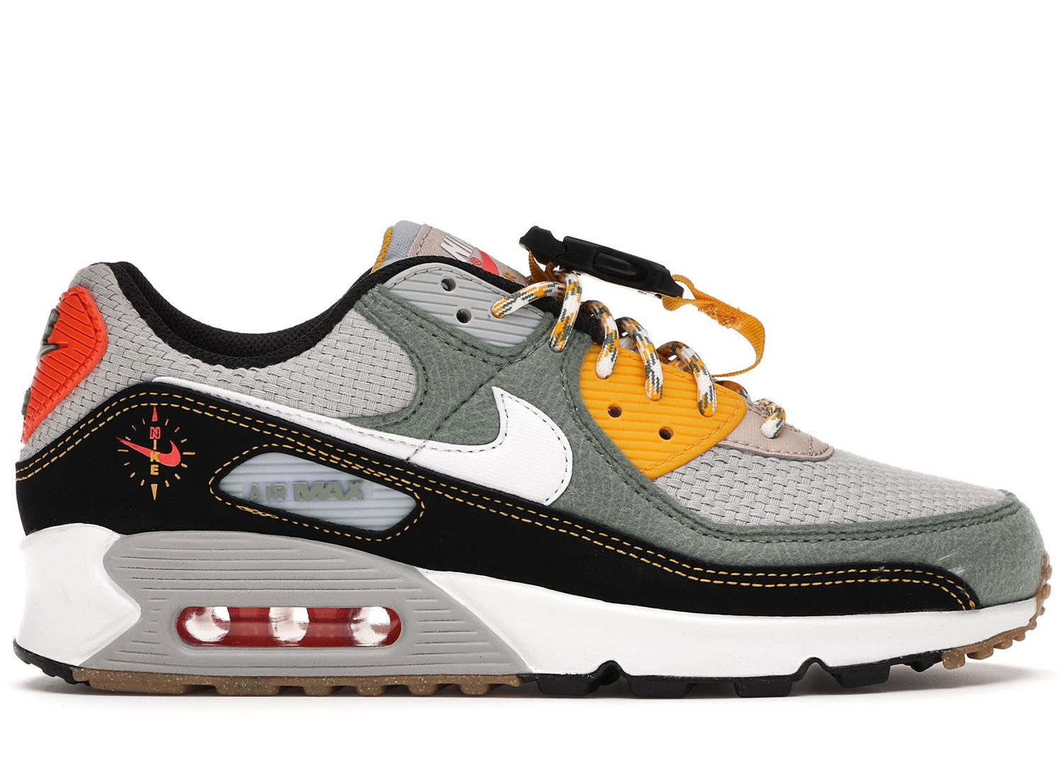 Кецове и обувки Nike Air Max 90 "Buckle Spiral Sage" Сиво | DC2525-300, 0