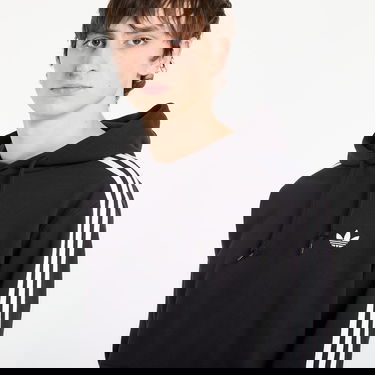 Суитчър adidas Originals 3 Stripes Hoodie Черно | KE3557, 1
