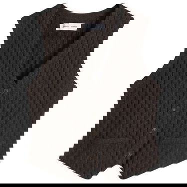 Пуловер Samsoe Samsoe Samsøe Samsøe Sanissa Knitted Vest Кафяво | F24400081, 1