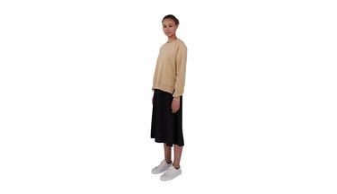 Суитчър Makia Etta Light Sweatshirt Бежово | W41037_126, 3