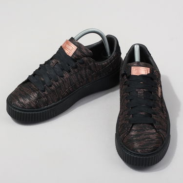 Кецове и обувки Puma Basket Platform VR Wn's black - black Черно | 364092 02, 2