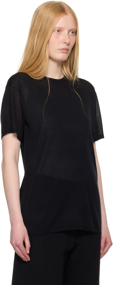 Тениска TOTEME TOTEME Knit T-Shirt Сиво | 253-WRT0531-YA0079, 4