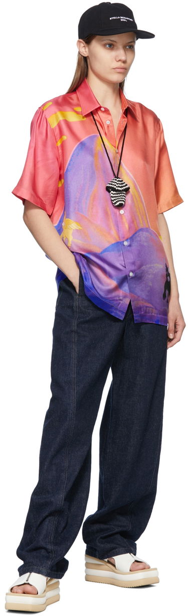 Риза Stella McCartney Stella McCartney Fantasia Landscape Shirt Многоцветен | 6200033STA91, 3
