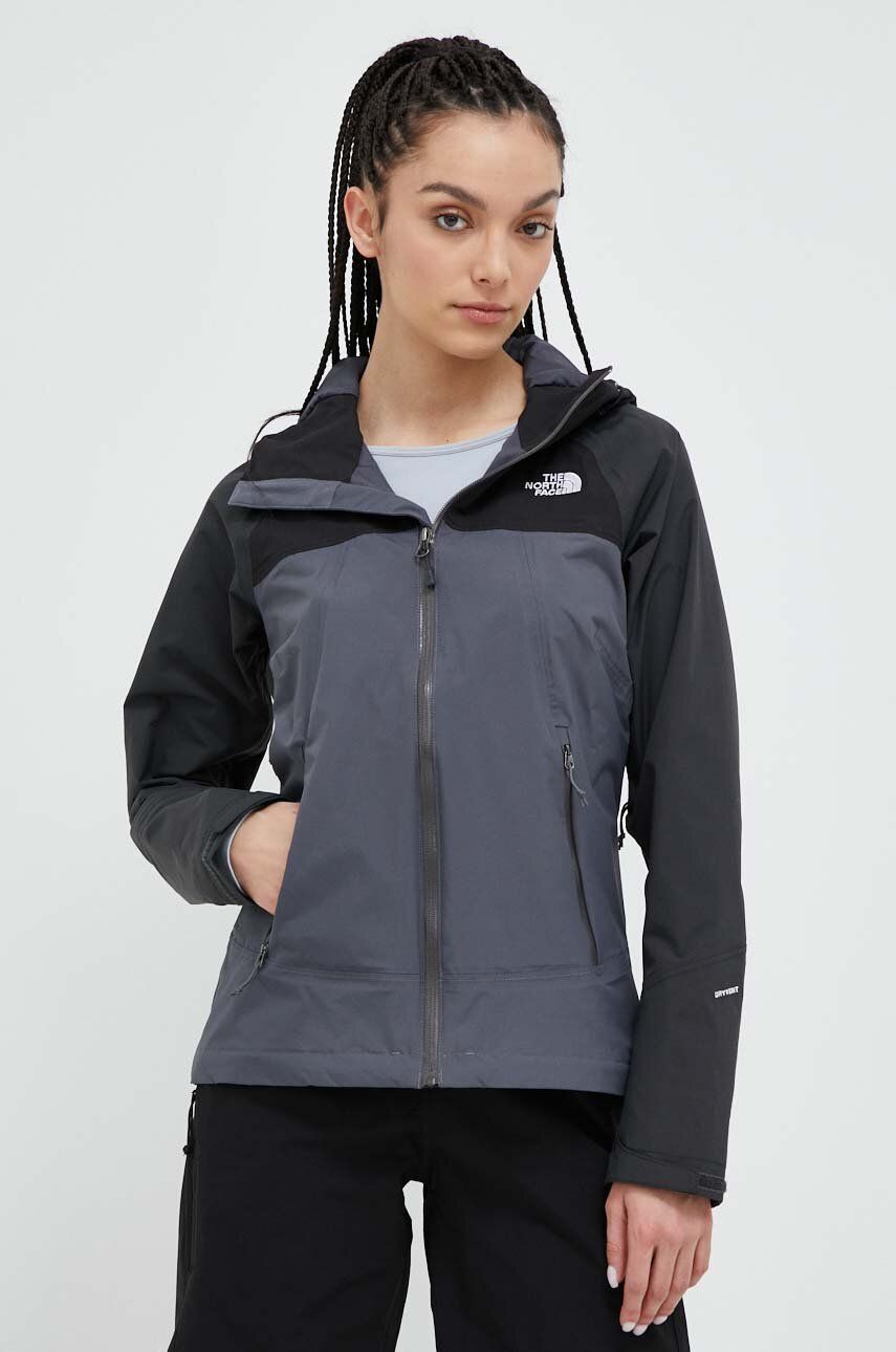 Яке The North Face Outdoorová Stratos Jacket Сиво | NF00CMJ059Q1, 0