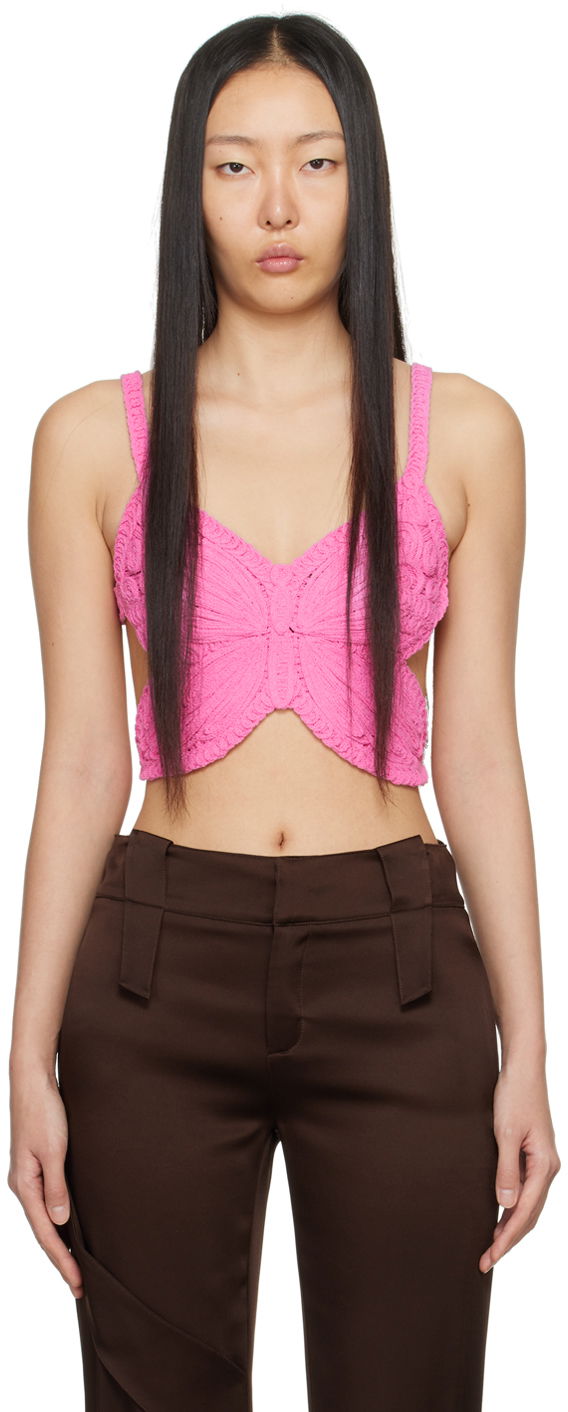 Butterfly Knitted Tank Top