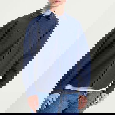 Риза NORSE PROJECTS Algot Cotton Ripstop Relaxed Shirt, Size Large Тъмно синьо | N40-0841-7555, 2