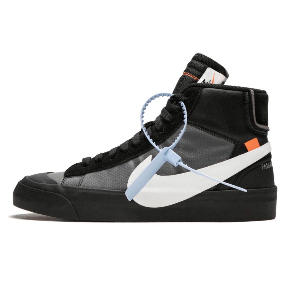 Кецове и обувки Nike Off-White x Blazer Mid "Grim Reapers" Черно | AA3832-001, 0