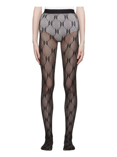 Чорапи Gucci Interlocking G Tights Черно | 691619 3GAHR