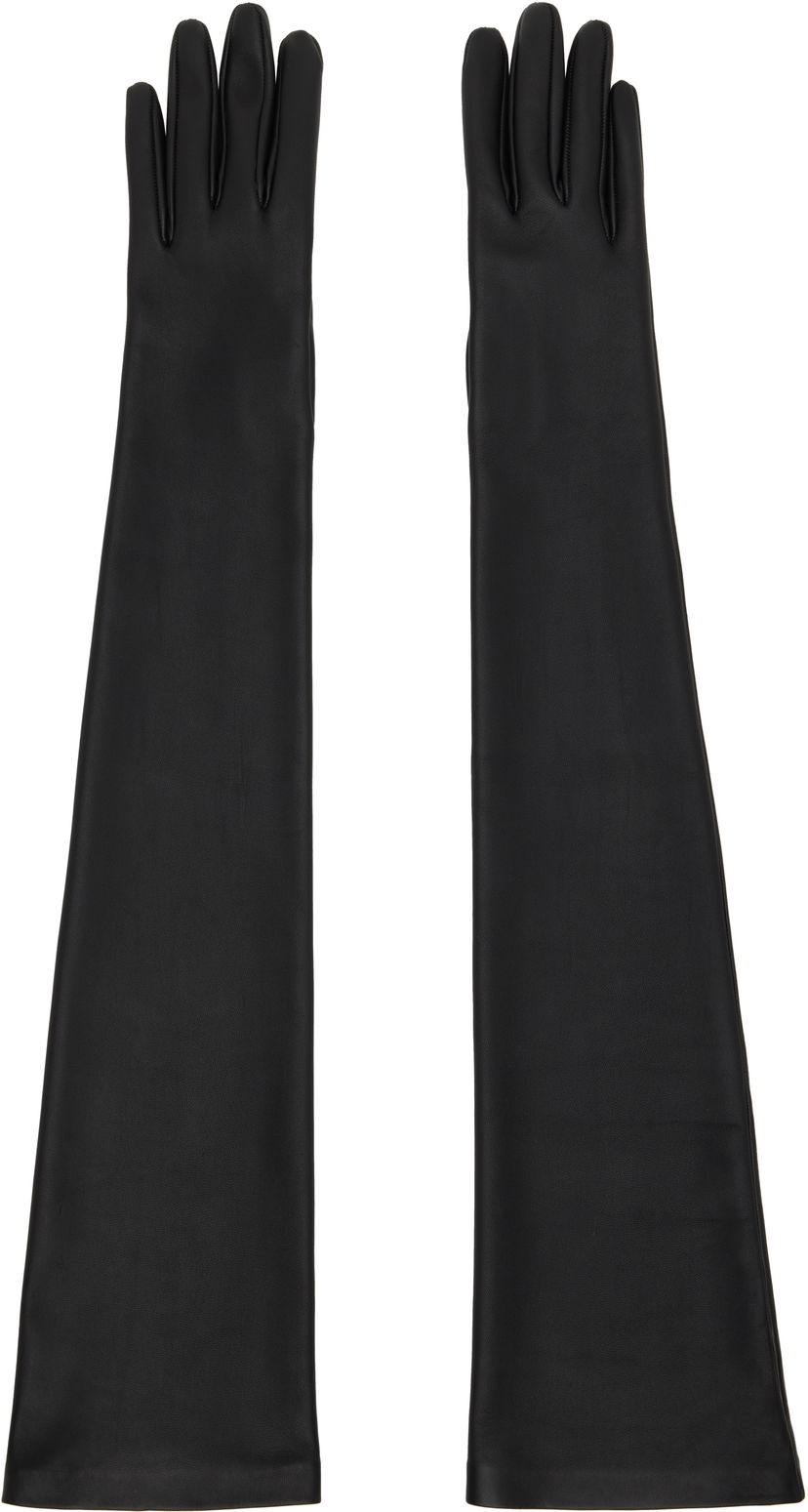 Ръкавици Khaite Remo Long Gloves Черно | 10119-984