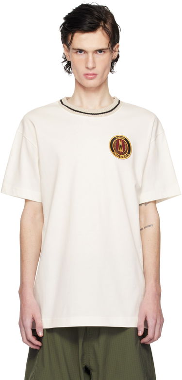 Тениска Moncler Moncler Genius x Palm Angels Racing T-Shirt Бежово | J209L8C0000189AKK, 0